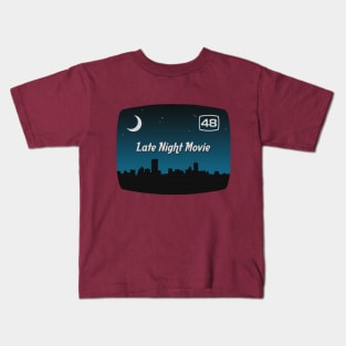 Late Night Movie Kids T-Shirt